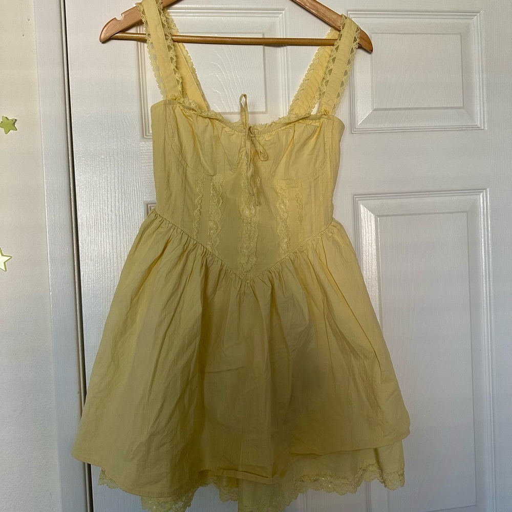 NWOT Princess Polly yellow dress
